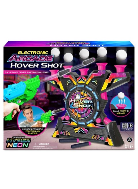 Ambassador Hyper Neon Series Electronic Arcade Hover Shot Game