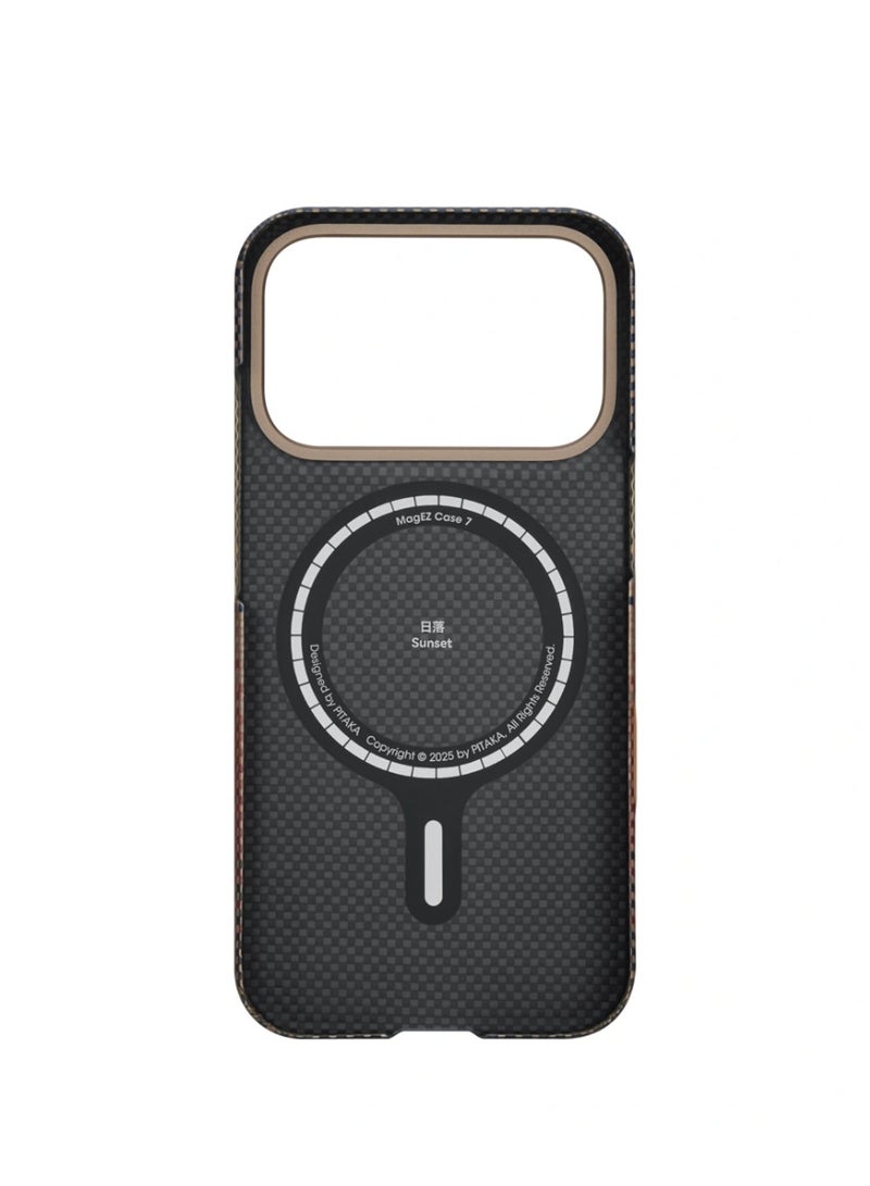 Pitaka Ultra-Slim Case iPhone 17 Pro - Sunset - Image 3