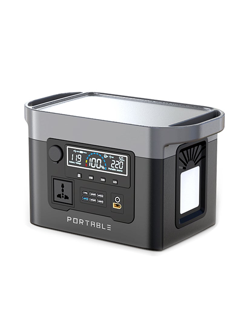 Sharpdo - Portable Power Station 220V 1200W 70AH, 840WH LiFe Battery for Home Backup, Power Outages, and Outdoor Camping - Image 1