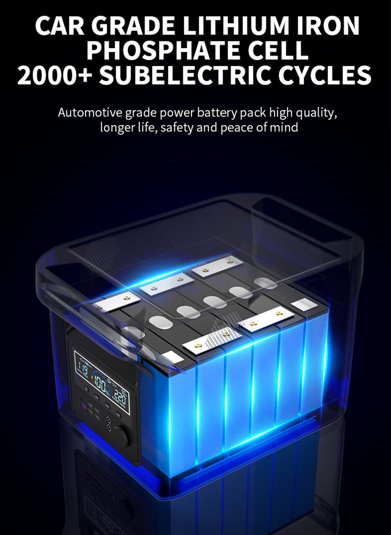 Sharpdo - Portable Power Station 220V 1200W 70AH, 840WH LiFe Battery for Home Backup, Power Outages, and Outdoor Camping - Image 1