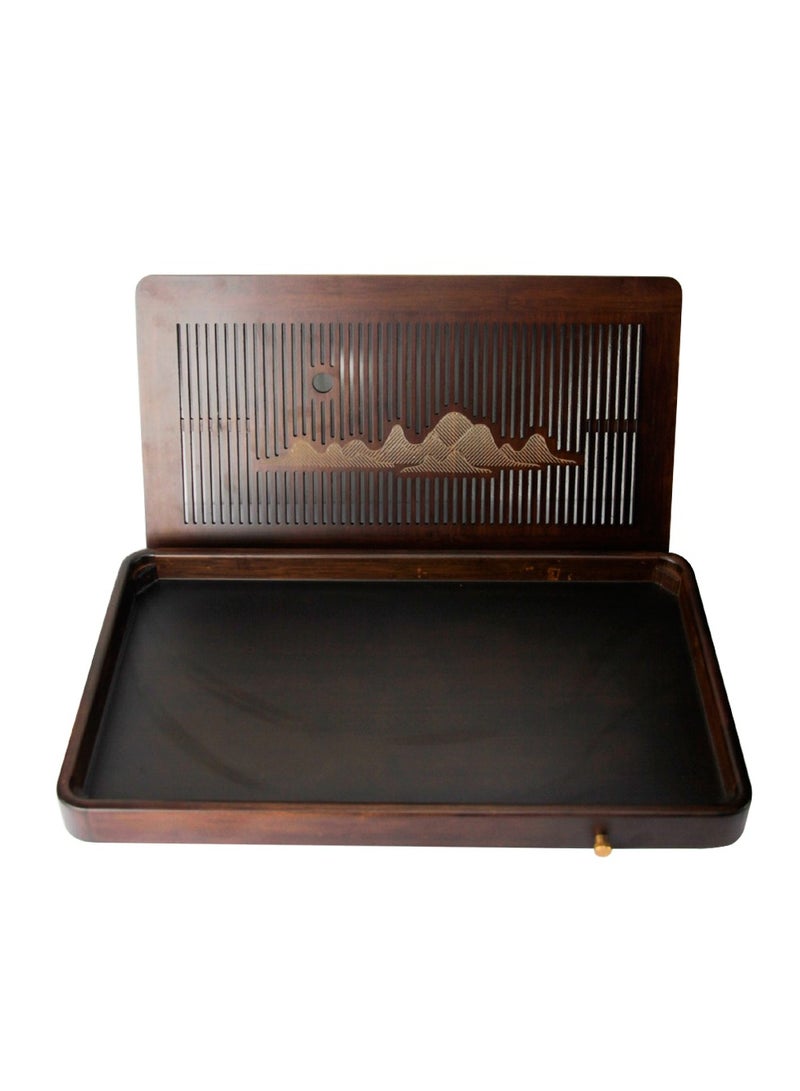 Tealand Chaban Bamboo Tea Board Tea board for Chinese Traditional Tea Ceremonies (Gong Fu Cha)(6.5x38x25.5cm) - Image 2