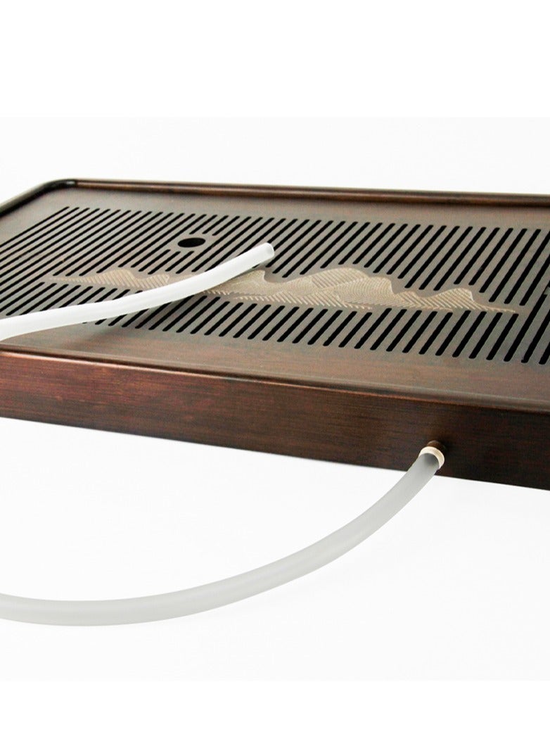 Tealand Chaban Bamboo Tea Board Tea board for Chinese Traditional Tea Ceremonies (Gong Fu Cha)(6.5x38x25.5cm) - Image 5