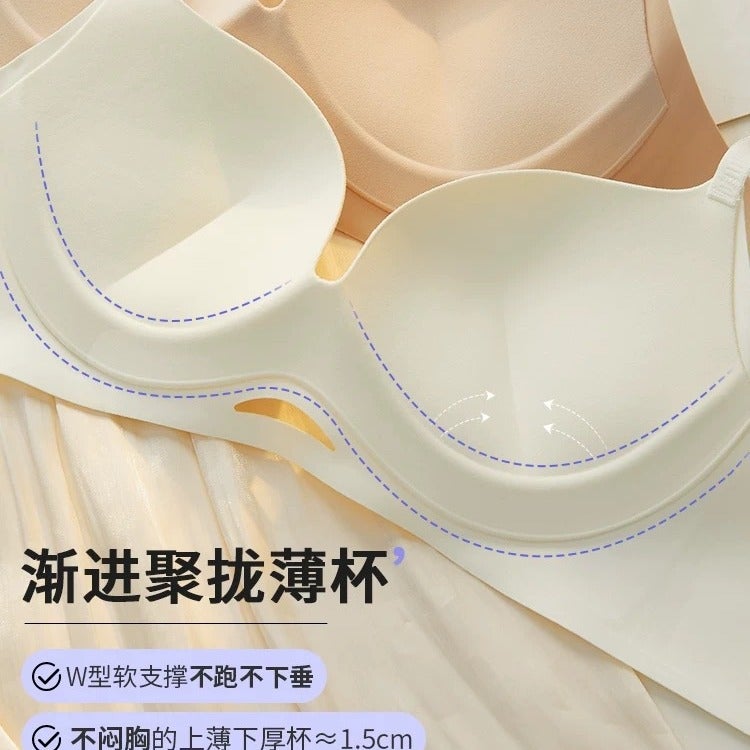 'Lift Cup Small Gathering Egg' Traceless Small Chest Large Gather Beautiful Back Underwear Lift Up Bracing Round Chest No Steel Ring Summer - Image 5