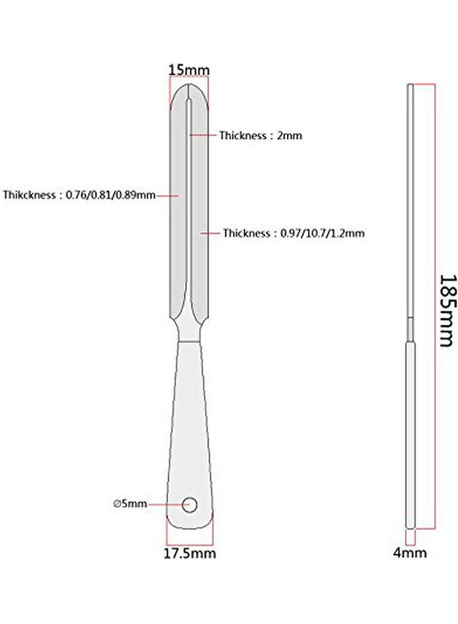 نيبمينينت طقم مبرد لصواميل الجيتار ذو حافتين - 3 قطع - Image 4