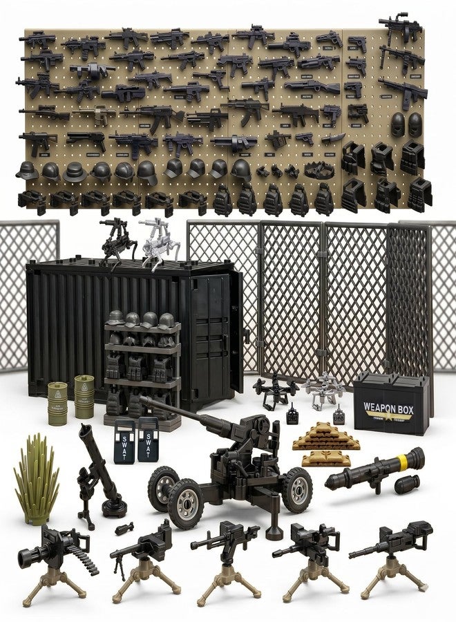 LEERFEI 359+ Pcs Military Weapons Pack & Army SWAT Building Blocks Set - Image 1