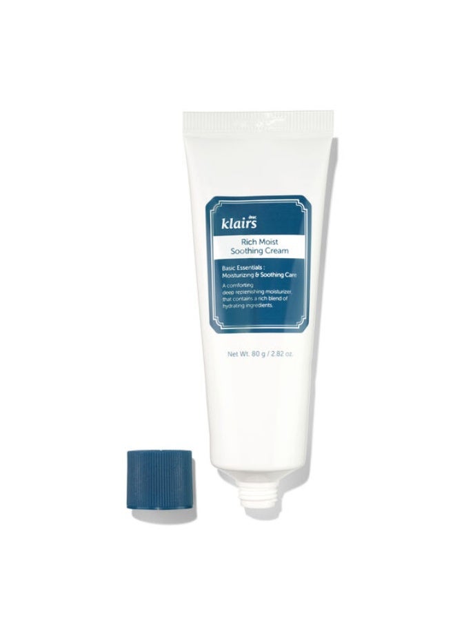 ديركلايرز كريم Dear Klairs Rich Moist Soothing Cream المهدئ والمرطب بعمق (80 جم) - Image 4