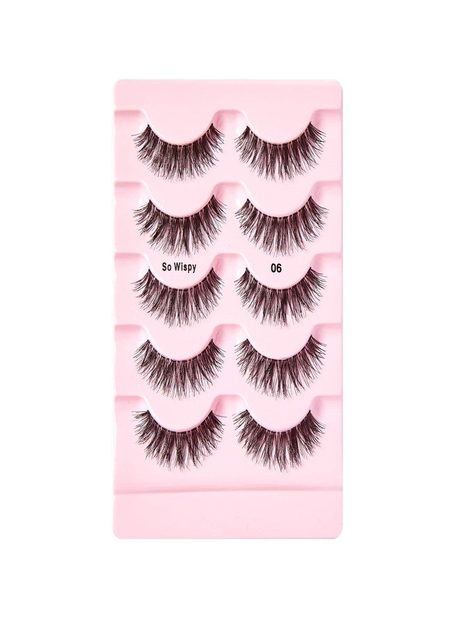 i.Envy iENVY by KISS So Wispy Eyelashes 5 Pair Multi Pack (KPEM65) (3 PACK) Natural Wispy Style Made with Natural Hair - Image 4