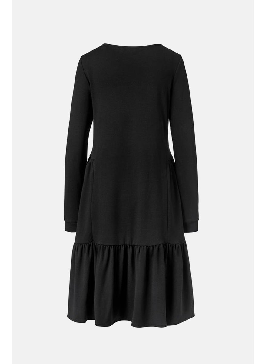 Women Plain Sweatshirt Dress, Black - pzsku/ZC60A1C77CFEFFEC45FA3Z/45/_/1739715030/4a969c46-dd5d-4b72-8c86-78d6740c98bc