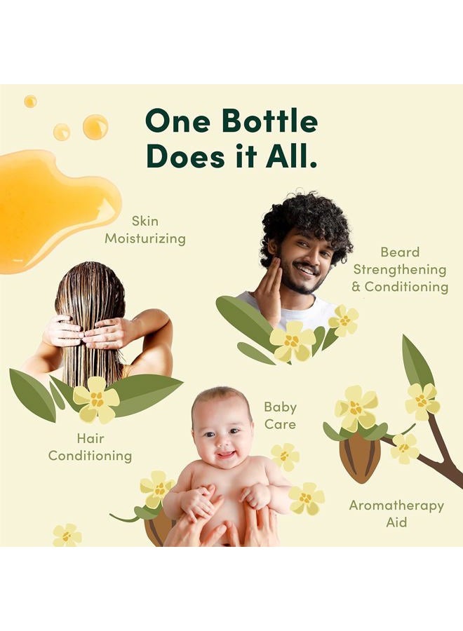 hobacare The Original Jojoba Company - Baby Organic 8.44 oz. (250 mL) - Pure Organic Jojoba for Face and Body - Essential Jojoba - 100% Pure jojoba - Image 3
