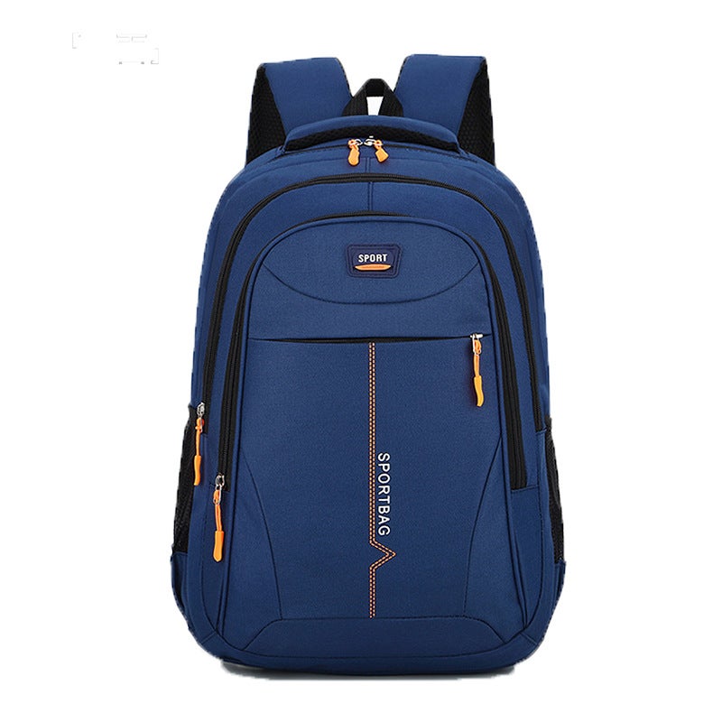 Simple And Fashionable Backpack For Male And Female Couples, Solid Color Backpack For The Beginning Of School Season, Large Capacity And Burden-Reducing School Bag For Middle School And College Students - Image 1