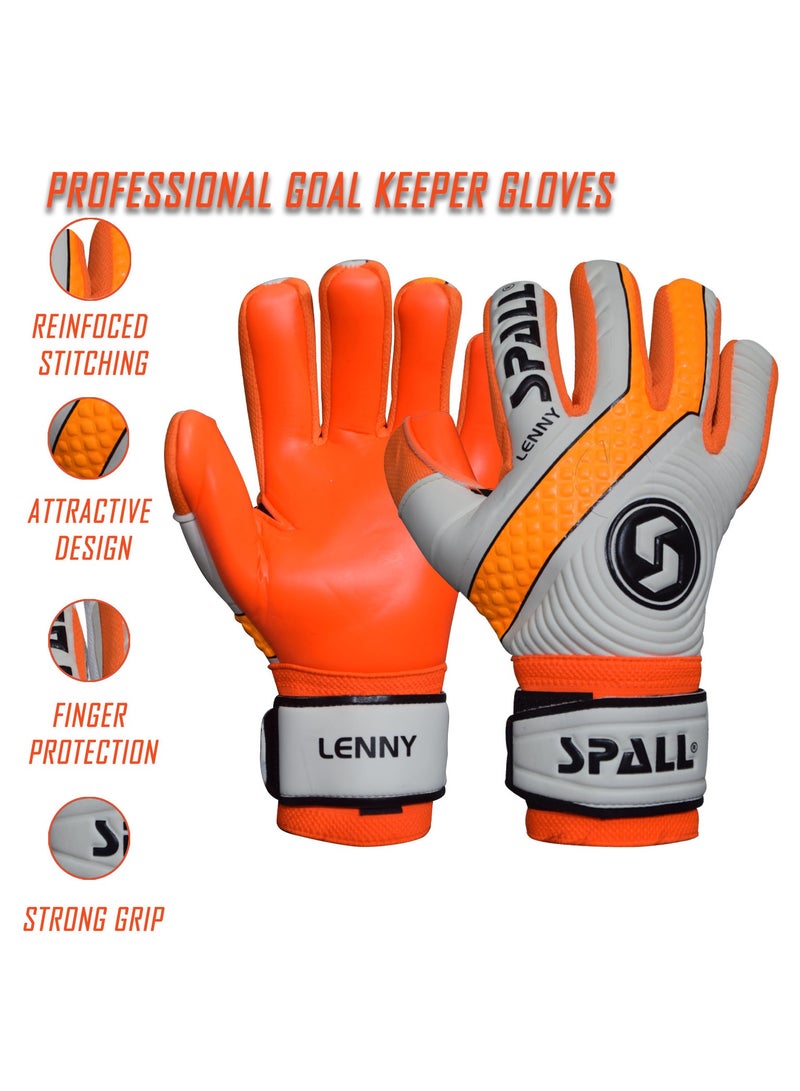 Spall Goalie Goalkeeper Gloves Strong Grip Palm with Wrist Support Protection Soccer Gloves for Youth & Adult Men & Women - Image 4