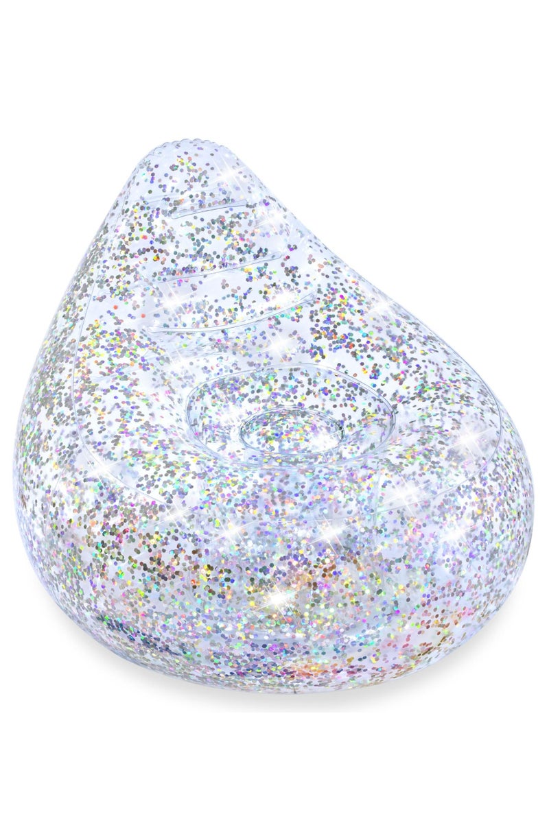 Bestway Bestway Glitter Dream Air Chair 72x72x64cm | Kids chair | Kiddie Lounge | Inflatable Chair for Indoor & Outdoor  - Image 3