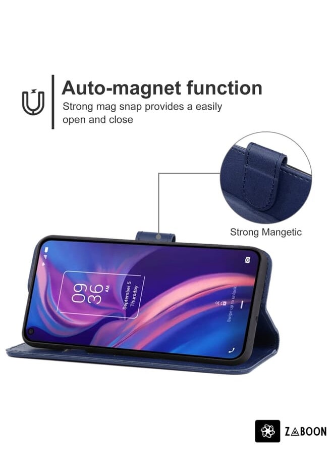 Zaboon - Leather  Protective Case For TCL Plex - Image 1