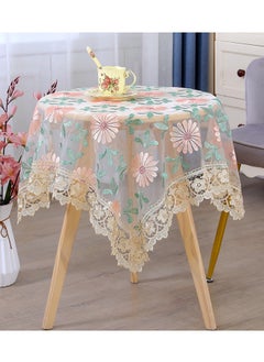 EBMINI New Square Countryside Fabric Lace Home Tablecloth 
