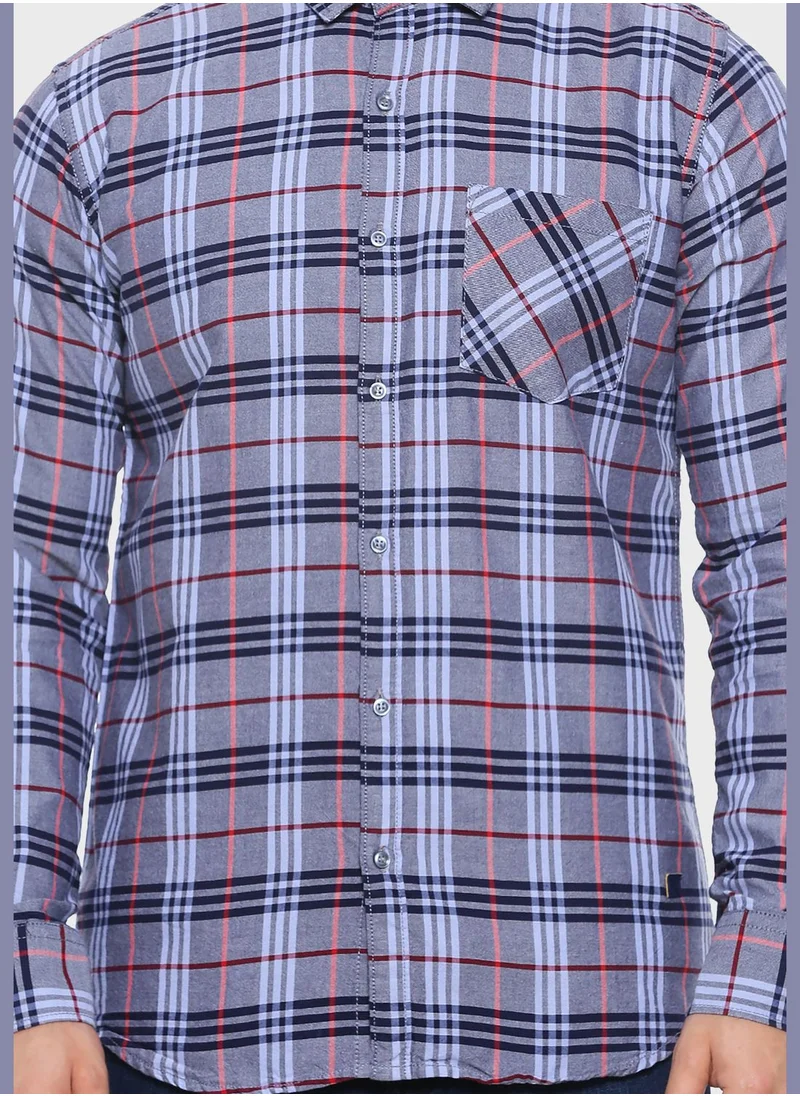 Campus Sutra Checked Regular Fit Shirt