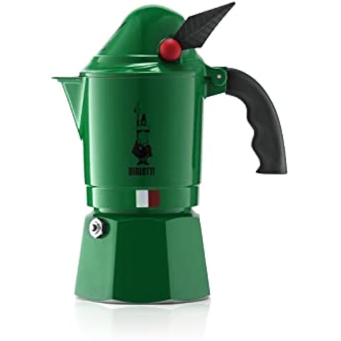 بياليتي موكا ألبينا، إصدارات محدودة، عبوة من 3 أكواب، لون أخضر - Image 1