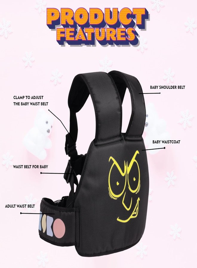 كوكو حزام أمان للأطفال قابل للتعديل من كوكو تو ويلر، مناسب للأولاد والبنات الرضع، مزود بإبزيم مزدوج - حتى عمر 6 سنوات (أسود) - Image 3