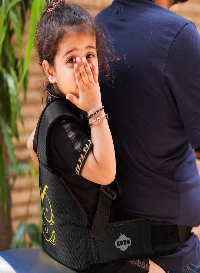 كوكو حزام أمان للأطفال قابل للتعديل من كوكو تو ويلر، مناسب للأولاد والبنات الرضع، مزود بإبزيم مزدوج - حتى عمر 6 سنوات (أسود) - Image 5