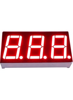 Elektromall 0.36 Inch 3 Digit Red Cathode 7 Segment Display - 3 Pieces  - Image 1
