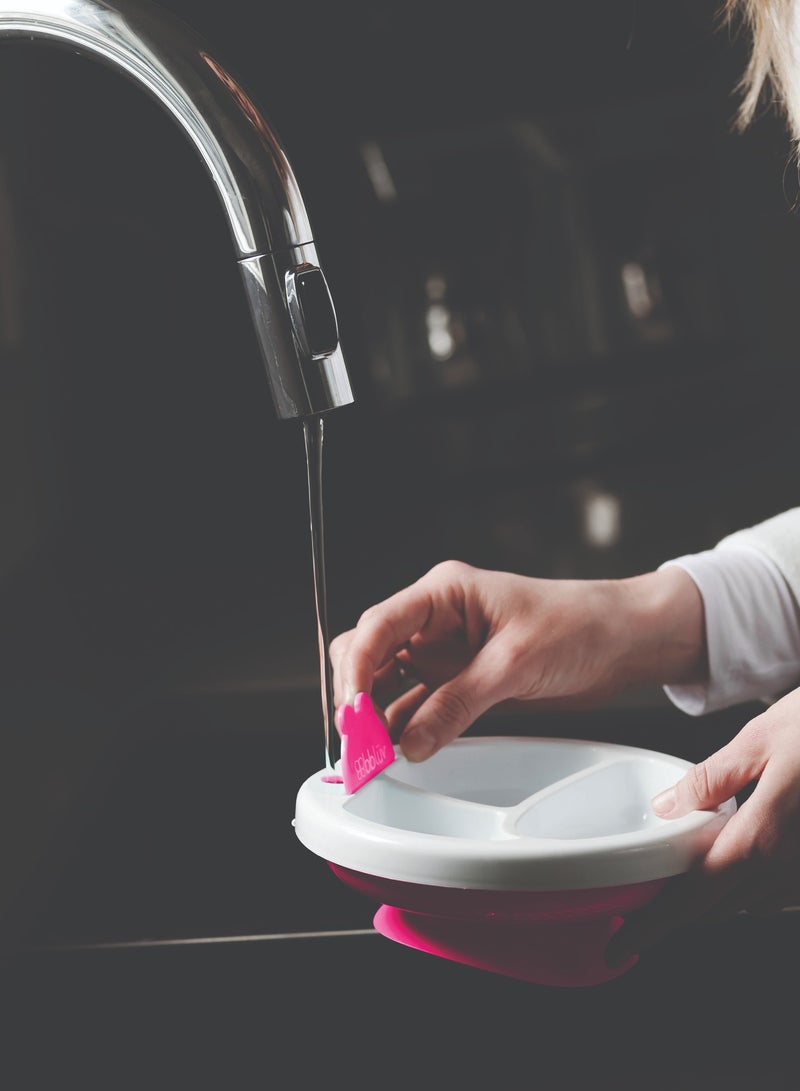 bbluv Platö – Warm Feeding Plate for Babies & Toddlers – Keeps Food Warm, Non-Slip Suction Base, Divided Sections – Easy to Clean & BPA-Free – Aqua - Image 5