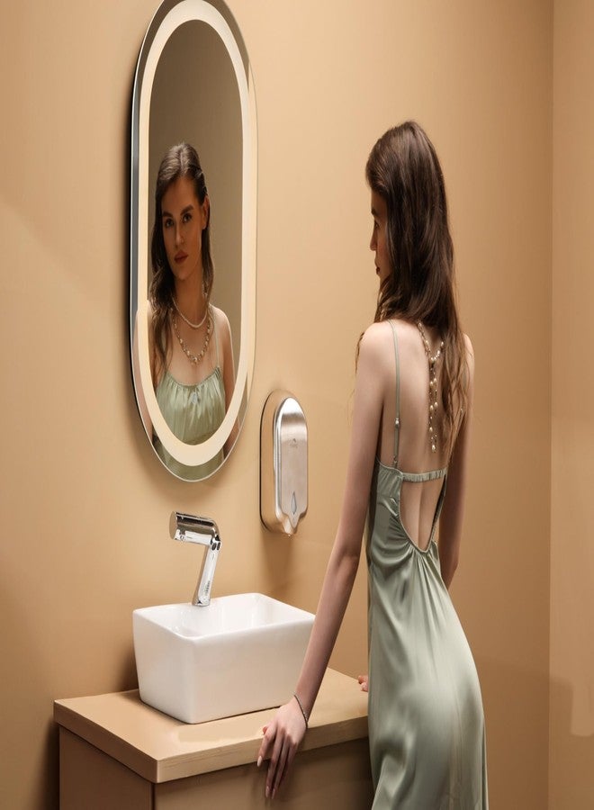 دولفي موزع صابون دولفي الأوتوماتيكي المصنوع من الفولاذ المقاوم للصدأ - موزع معقم اليدين السائل/الجل - 1100 مل - Image 2