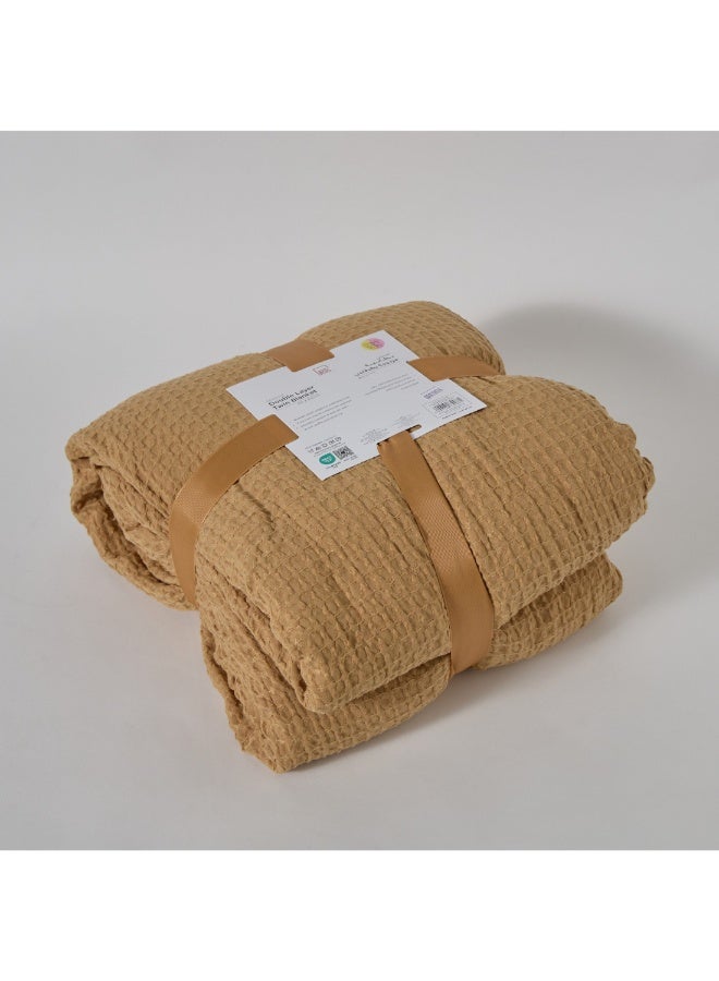Home Box Serene Waffle Double Layer Twin Blanket 150 X 200 Cm - Image 5
