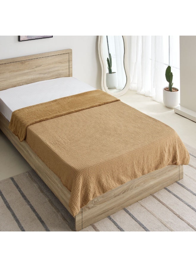 Home Box Serene Waffle Double Layer Twin Blanket 150 X 200 Cm - Image 4
