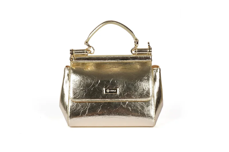 Cuple Small satchel style polished Handbag