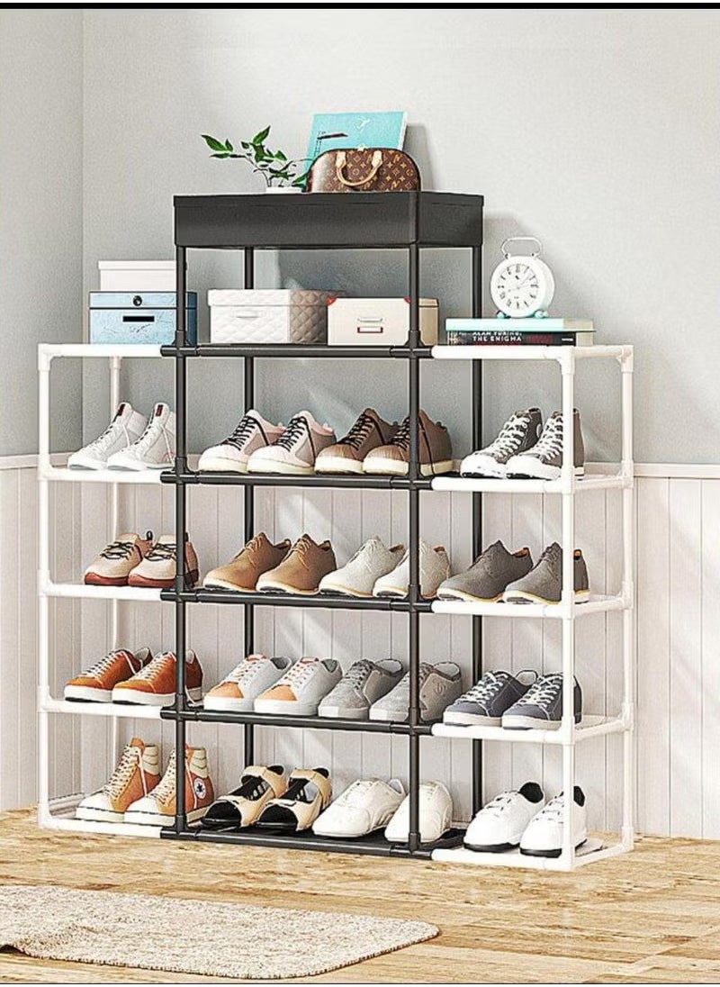 Modern Shoe Rack with Three Shelves  - Stylish and Contemporary Design (black or white) - pzsku/ZC60B1FA1CFFBDF231DFCZ/45/_/1734127381/4c74ab56-b6b1-46f6-8c5d-cbcfcd4c9051