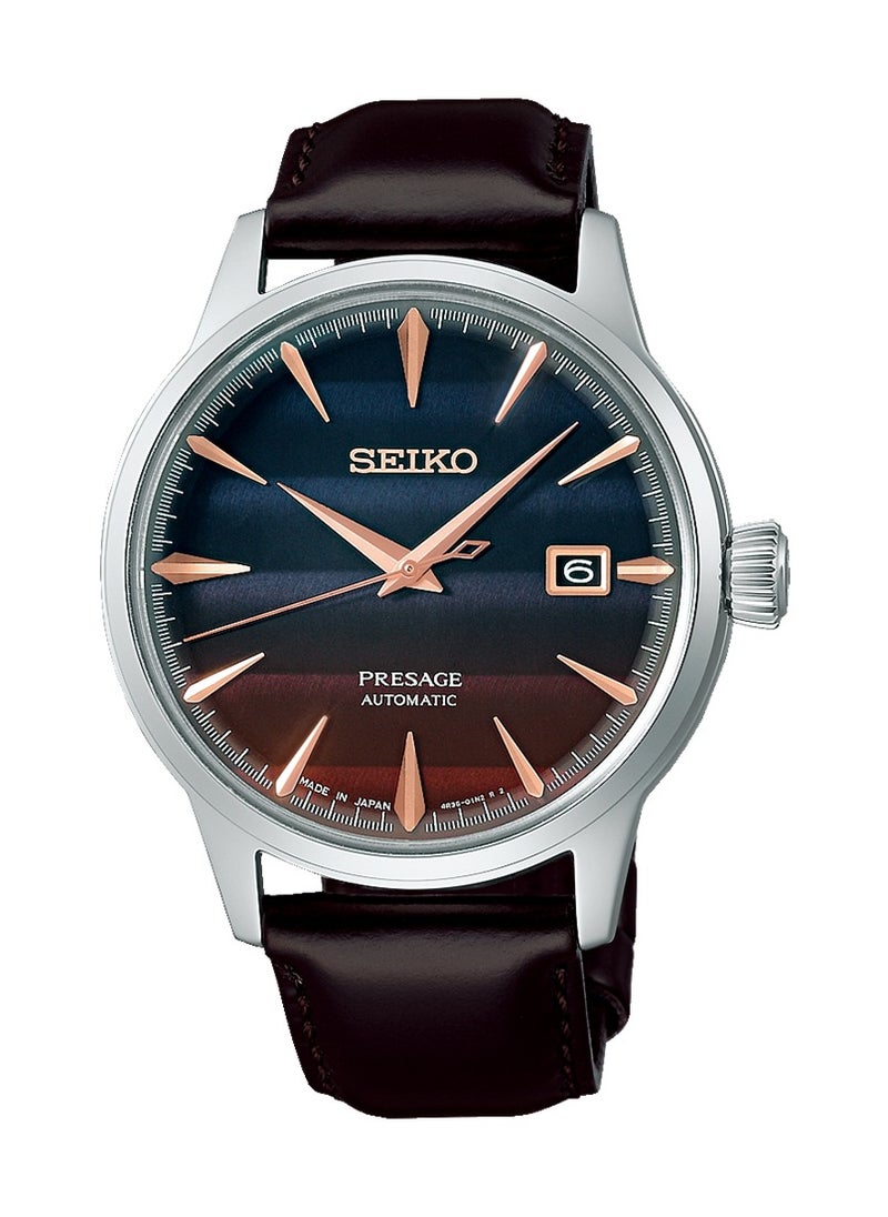 Seiko - Presage Automatic Cocktail Time Leather Strap Limited Edition Watch SRPK75J1 - Image 1
