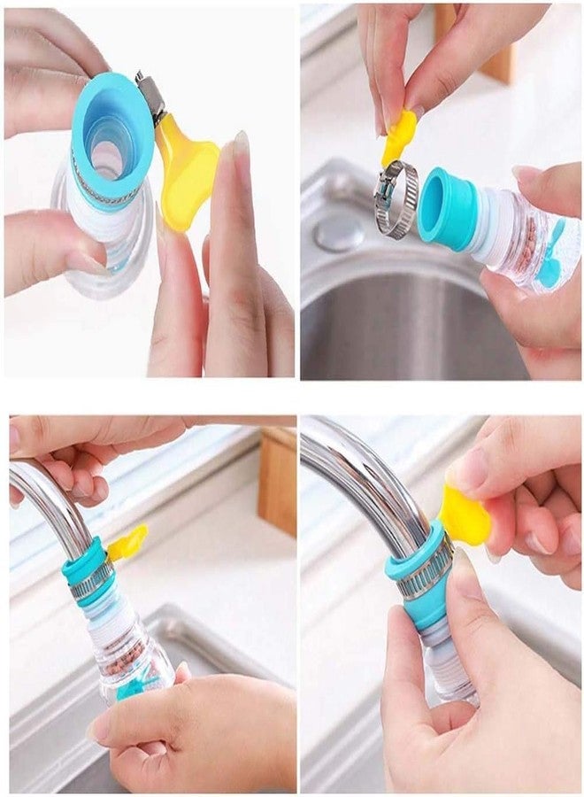 TARTAMYA 360 Degree Rotating Kitchen Tap Faucet Tap Extension Flexible Anti Splash Water Saving Aerator Movable Sink Faucet Expandable Tap Filter Shower Head Rotatable Nozzle For Kitchen Sink (multicolor).2025 - Image 4