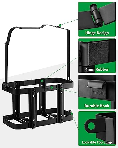 Racewill 5 Gallon Water Storage Containers Holder Mount - Only Compatible with Scepter Water Container and Fuel Can 20L - Lockable Mounting Bracket for Camping, RV, and Overlanding - Image 5