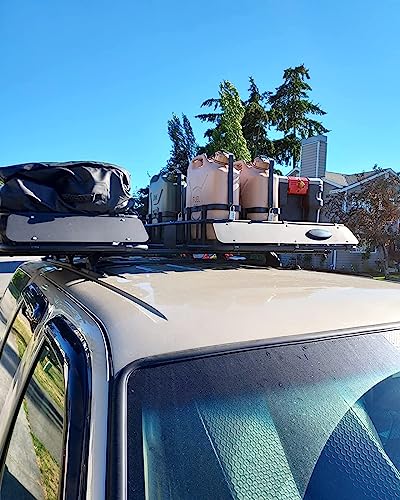 Racewill 5 Gallon Water Storage Containers Holder Mount - Only Compatible with Scepter Water Container and Fuel Can 20L - Lockable Mounting Bracket for Camping, RV, and Overlanding - Image 2