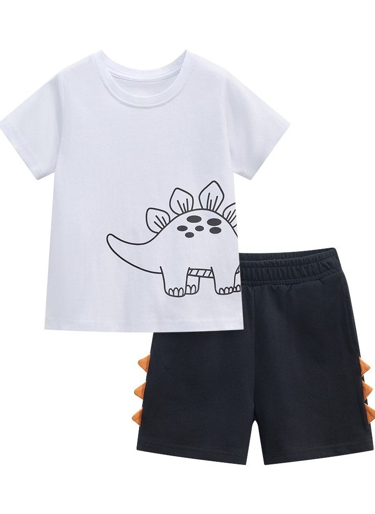 Al Aoyama Boys two piece suit, children's cotton suit sportswear  - Image 2