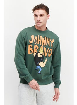 Men Crew Neck Graphic Print Long Sleeves Sweatshirt, Green Combo - pzsku/ZC60B7056908110C7CC00Z/45/_/1726109165/6cffd155-a1f5-49ea-b650-4dc1a43b6f1e