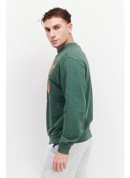 Men Crew Neck Graphic Print Long Sleeves Sweatshirt, Green Combo - pzsku/ZC60B7056908110C7CC00Z/45/_/1734271989/7a4736b0-ac99-4ac3-bfc3-74a2a726bfeb