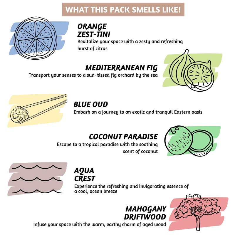 Folkulture Incense Sticks (120 Sticks) | Set of 6 Premium Summer Incense Stick for Mediation, Aromatherapy,Gifts| No Charcoal, Organic, Non Toxic, 45 Mins, Long Burning Summer Scents Insence-Sticks - Image 5