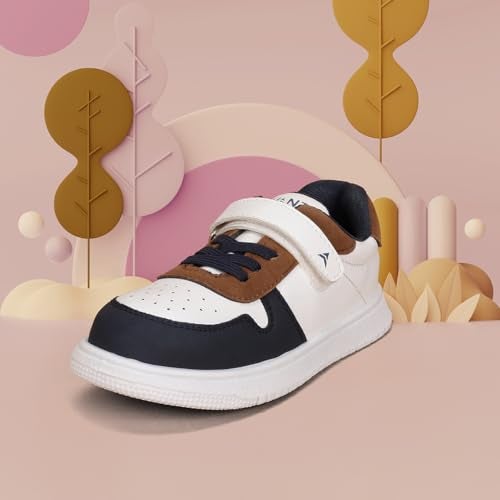 AVANT Kids MiniVogue Sneakers (AVKSH010CL01SIZE12_Tan/Navy_UK12) - Image 3