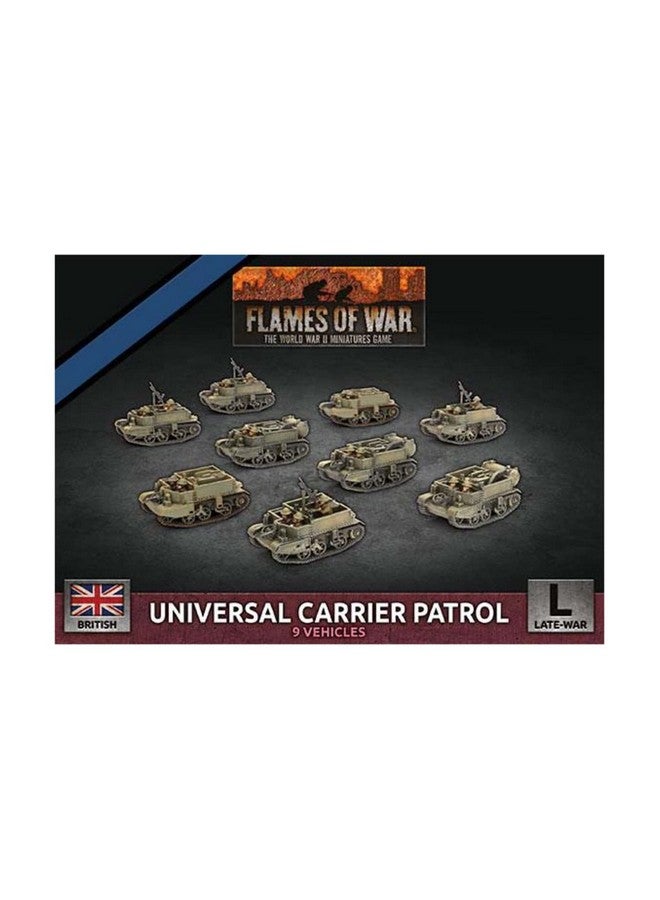 Flames of War: Late War: British Universal Carrier Patrol (BBX55)