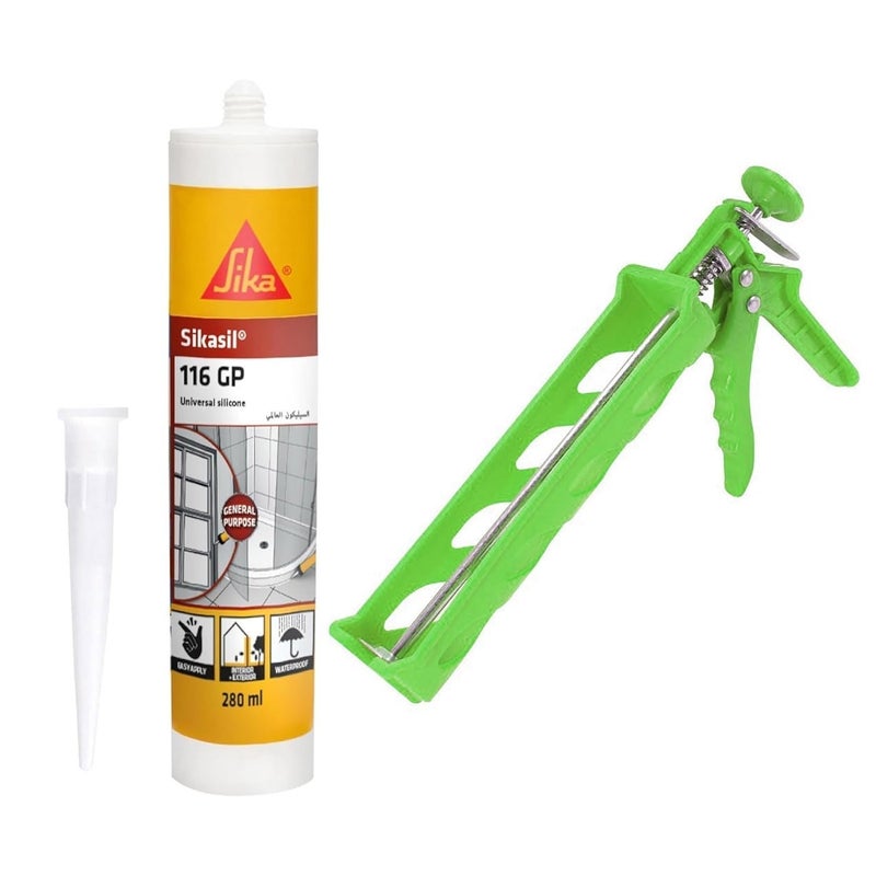 سيكا سيكاسيل 116 جي بي، مانع تسرب سيليكون عالمي مع مسدس ديورافيل - 280 مل - Image 1