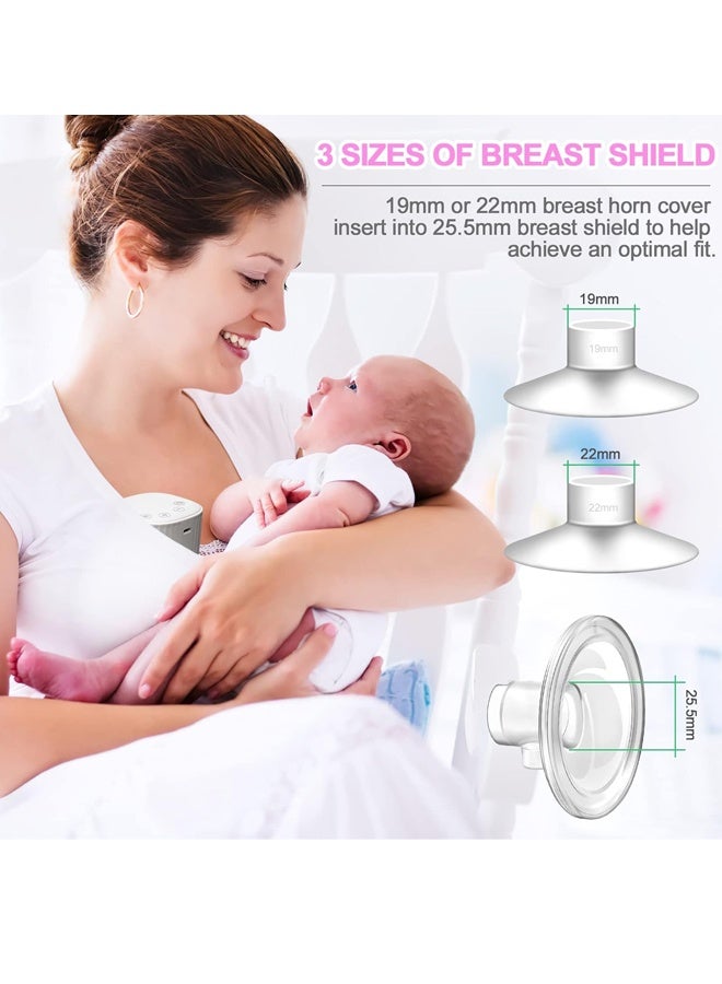 ريوليو مضخة ثدي قابلة للارتداء، مضخة ثدي كهربائية بدون استخدام اليدين، بشاشة LCD، تكنولوجيا عالية، 3 أوضاع، 9 مستويات، منخفضة الضوضاء، غير مؤلمة وصديقة للبشرة، خالية من BPA، (واحدة) - Image 2