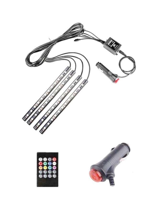 MUNTAQI LED Interior Light Strip With Wireless Remote