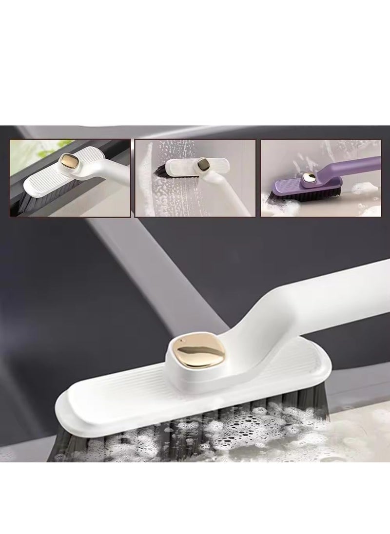 svk dream SVK Dream Multi-Function Bathroom Cleaning Brush, Tiles Cleaning Brush, Hard Bristle Rotating Crevice Gap Cleaning Brushes for Bathroom, Floor Cleaner Brush (Multi Colour)  - Image 2
