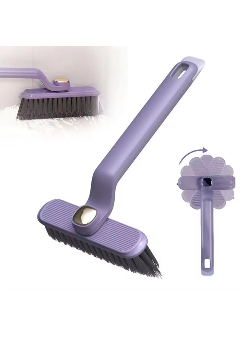 svk dream SVK Dream Multi-Function Bathroom Cleaning Brush, Tiles Cleaning Brush, Hard Bristle Rotating Crevice Gap Cleaning Brushes for Bathroom, Floor Cleaner Brush (Multi Colour)  - Image 1
