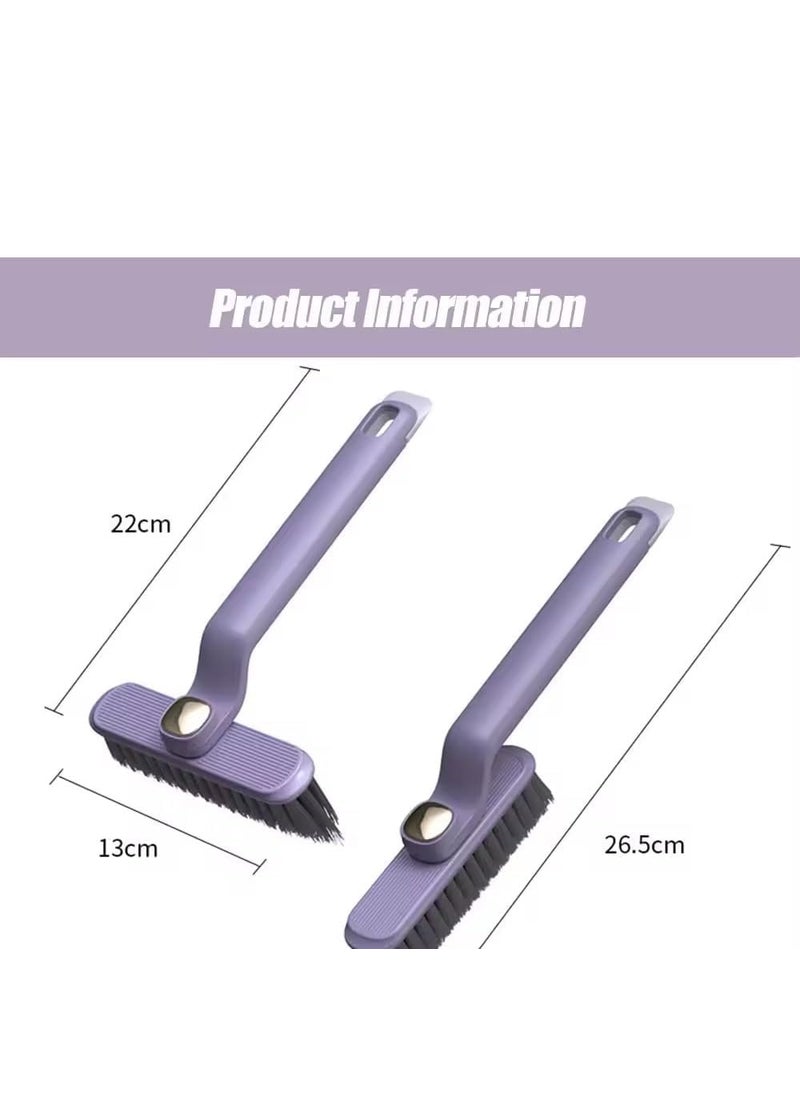 svk dream SVK Dream Multi-Function Bathroom Cleaning Brush, Tiles Cleaning Brush, Hard Bristle Rotating Crevice Gap Cleaning Brushes for Bathroom, Floor Cleaner Brush (Multi Colour)  - Image 5
