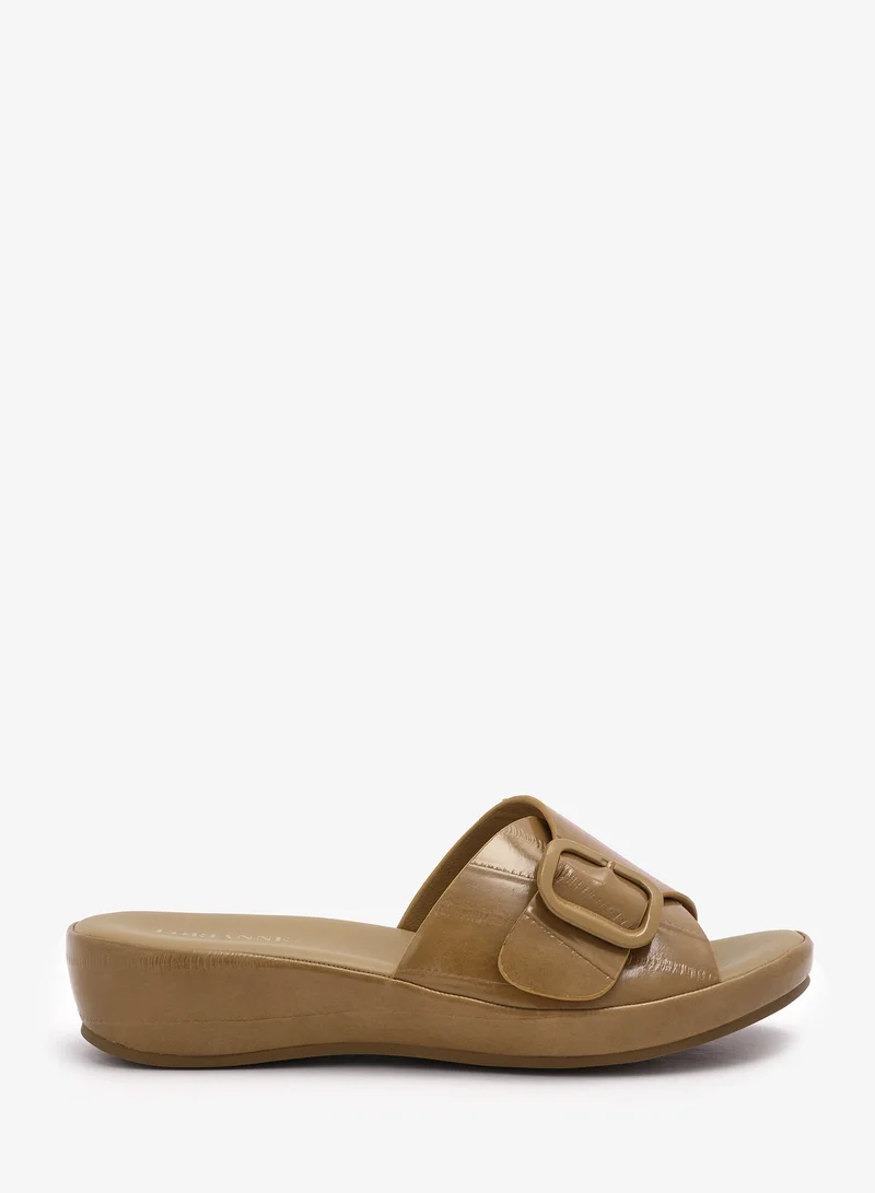 Lorianne Navitha - Wedge Slide Sandals
