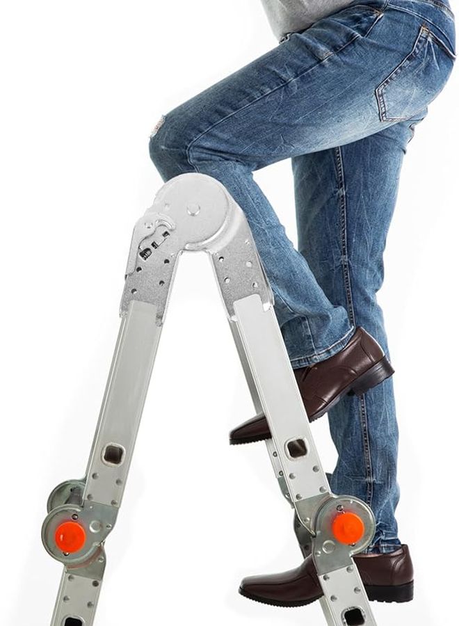 Folding Ladder Hinge Parts Lock Step Rung Hasp 4 Pack - Image 4