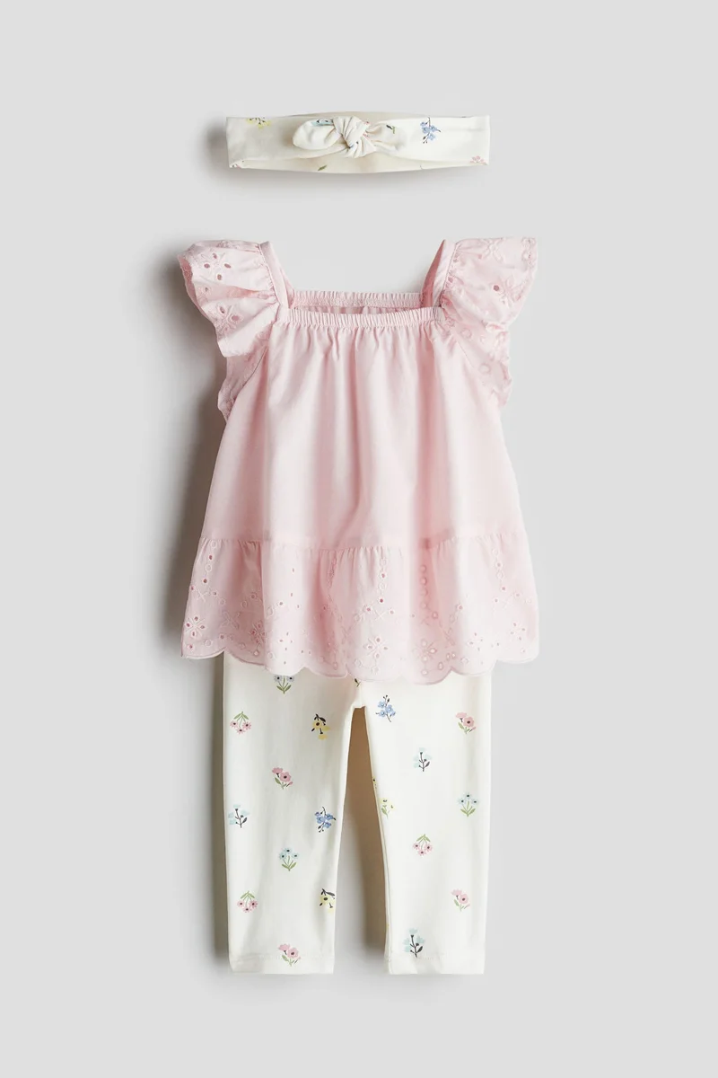 H&M 3-piece cotton set