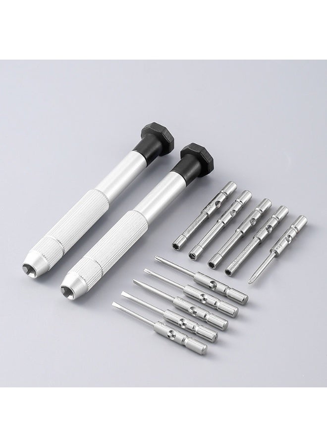 jaexest Repair sunglasses glasses frame reading glasses precision screwdriver nut driver tool kit set (12 pieces) - Image 3