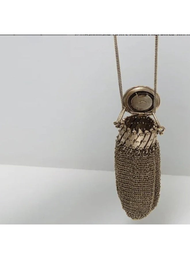 1920s English Coin Purse Mesh Coin Purse Chain Mail Mesh Coin Purse Vintage Small Coin Purse - Image 4